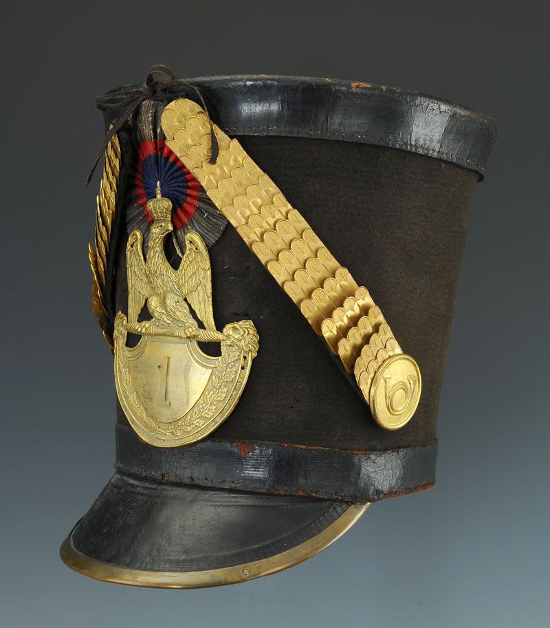 Shako Officier 1er de Ligne 1814-1815